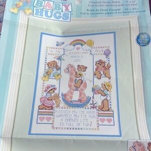 Dimensions Vintage Counted Cross Stitch Baby Sampler Kit